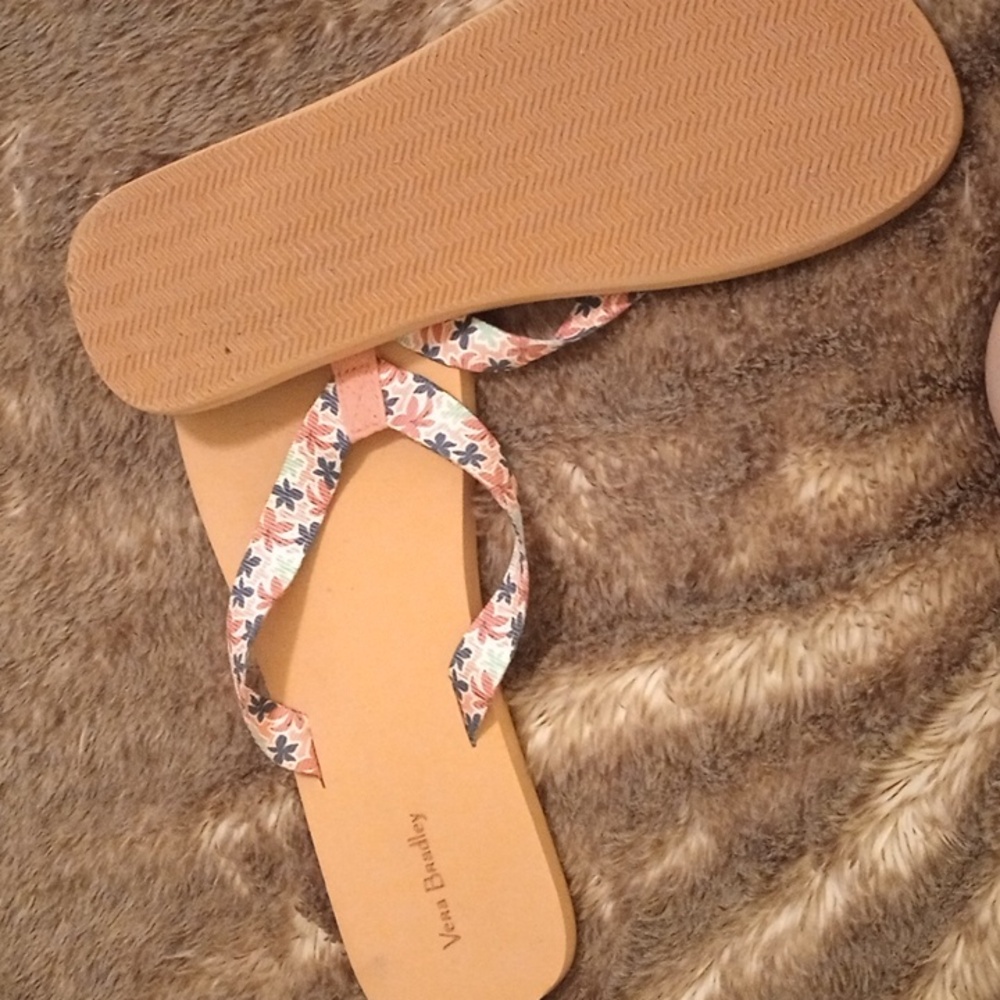 Vera Bradley Floral Sandals - Pink and Blue - Picture 2 of 2